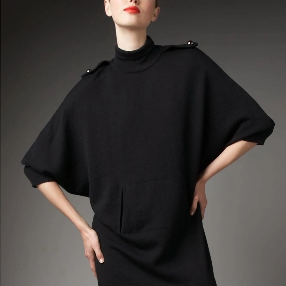 Tory Burch Black Cowl Neck Sweater